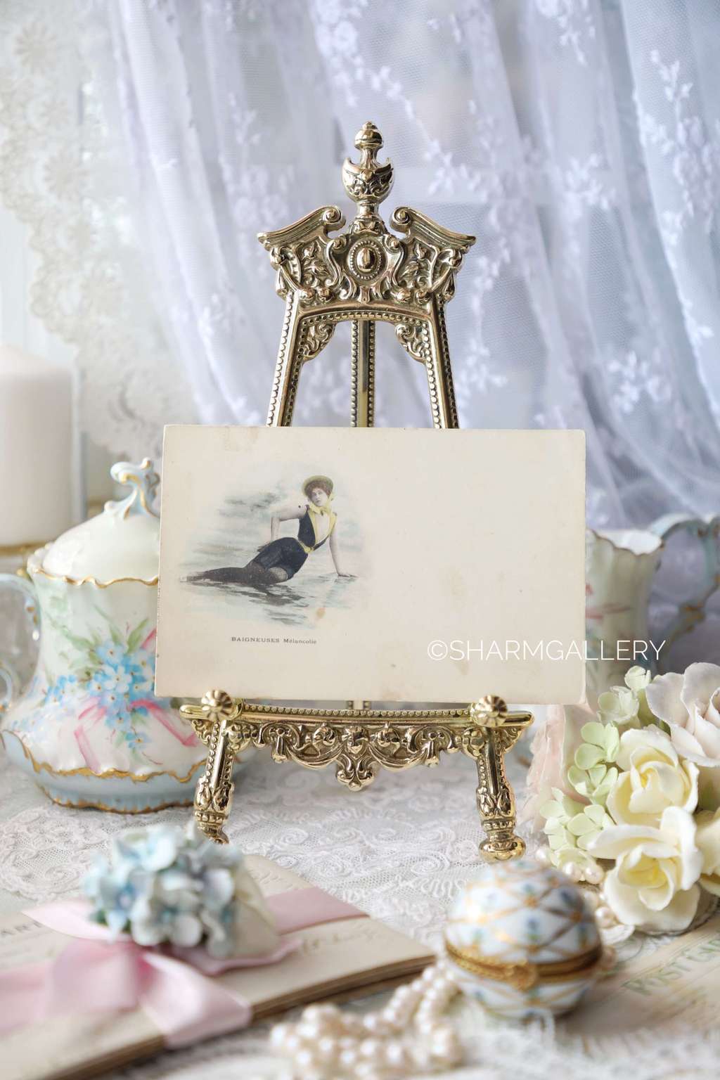 Открытка, антикварная №147, чистая!