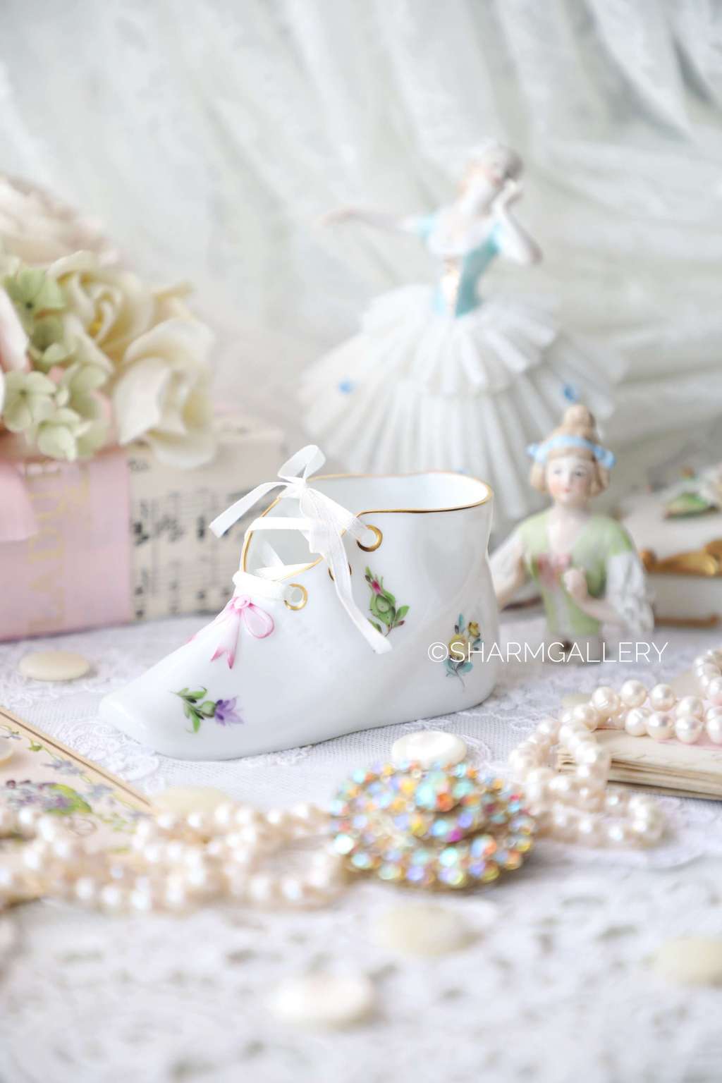 Статуэтка башмачок фарфор Herend (Хэренд) Венгрия.