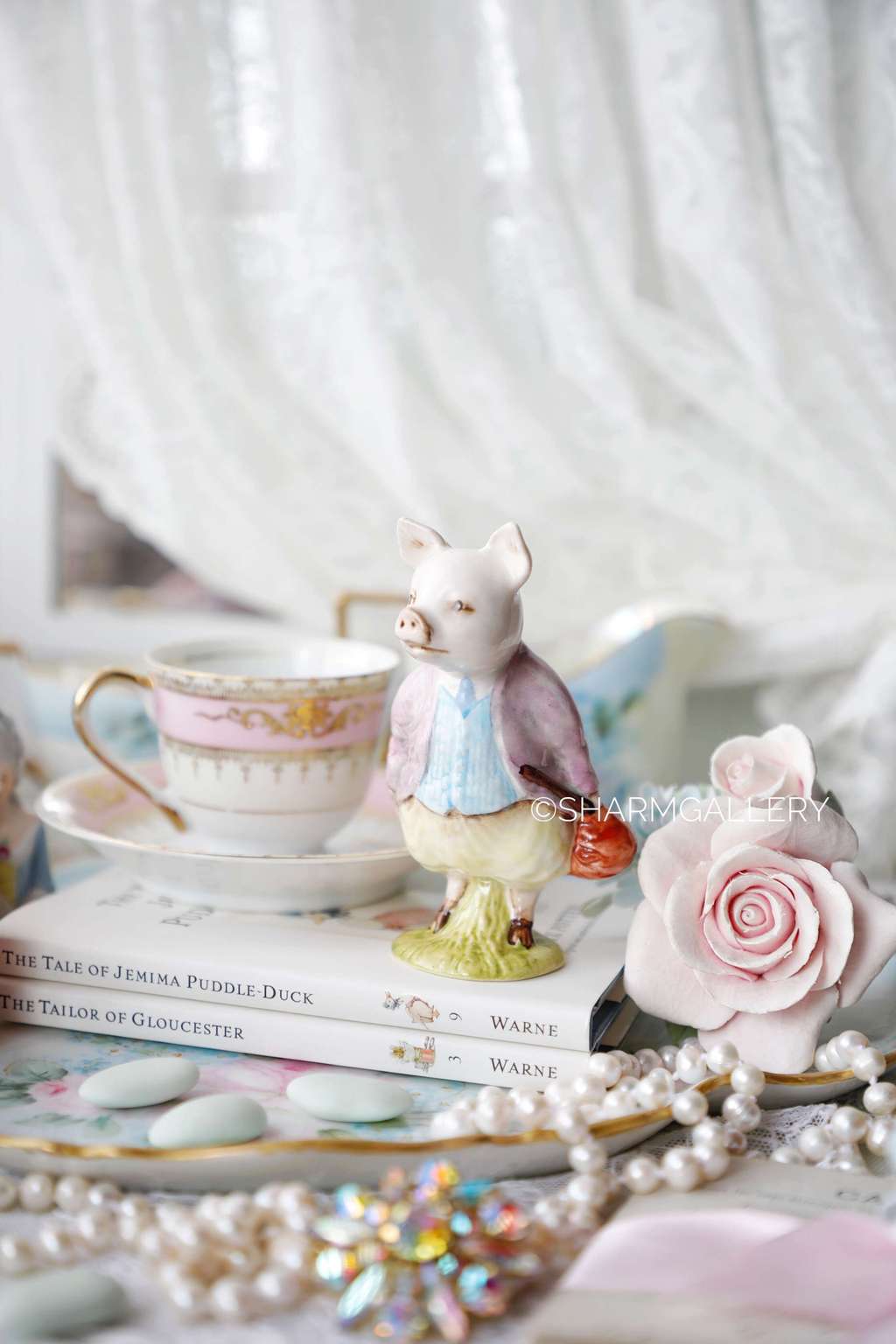 Статуэтка Свинка/Pigling Bland Beswick, BEATRIX POTTER, Англия, 1956г!