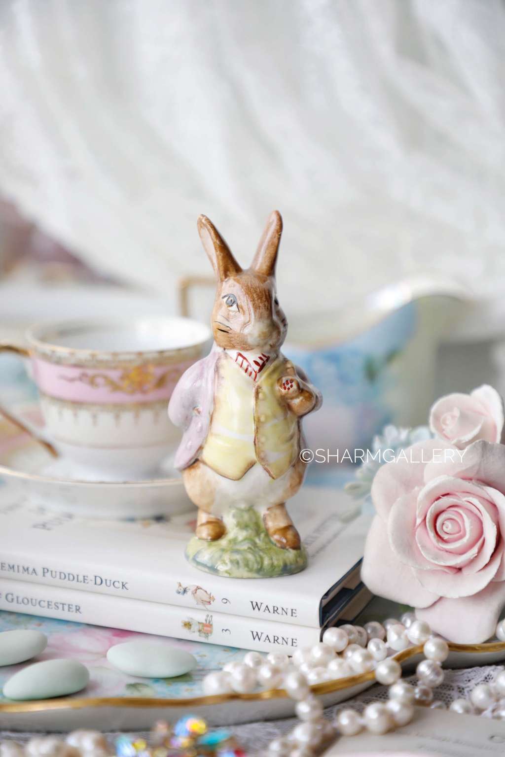 Статуэтка Кролик/Mr. Benjamin Bunny Beswick, BEATRIX POTTER, Англия, 1965г!