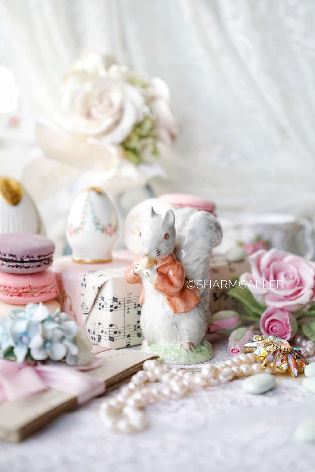 Статуэтка Белочка Timmy Tiptoes, Beatrix Potter, Royal Albert, Англия 1989г.