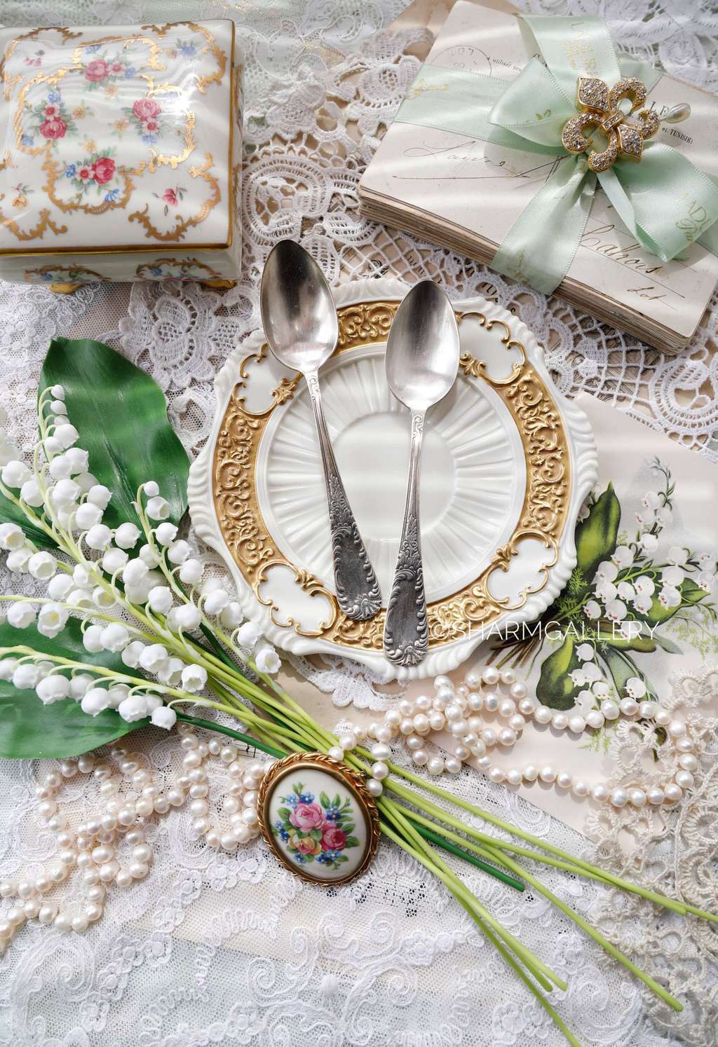 Пара чайных ложек, мельхиор, серебрение, старое Кольчугино СССР.