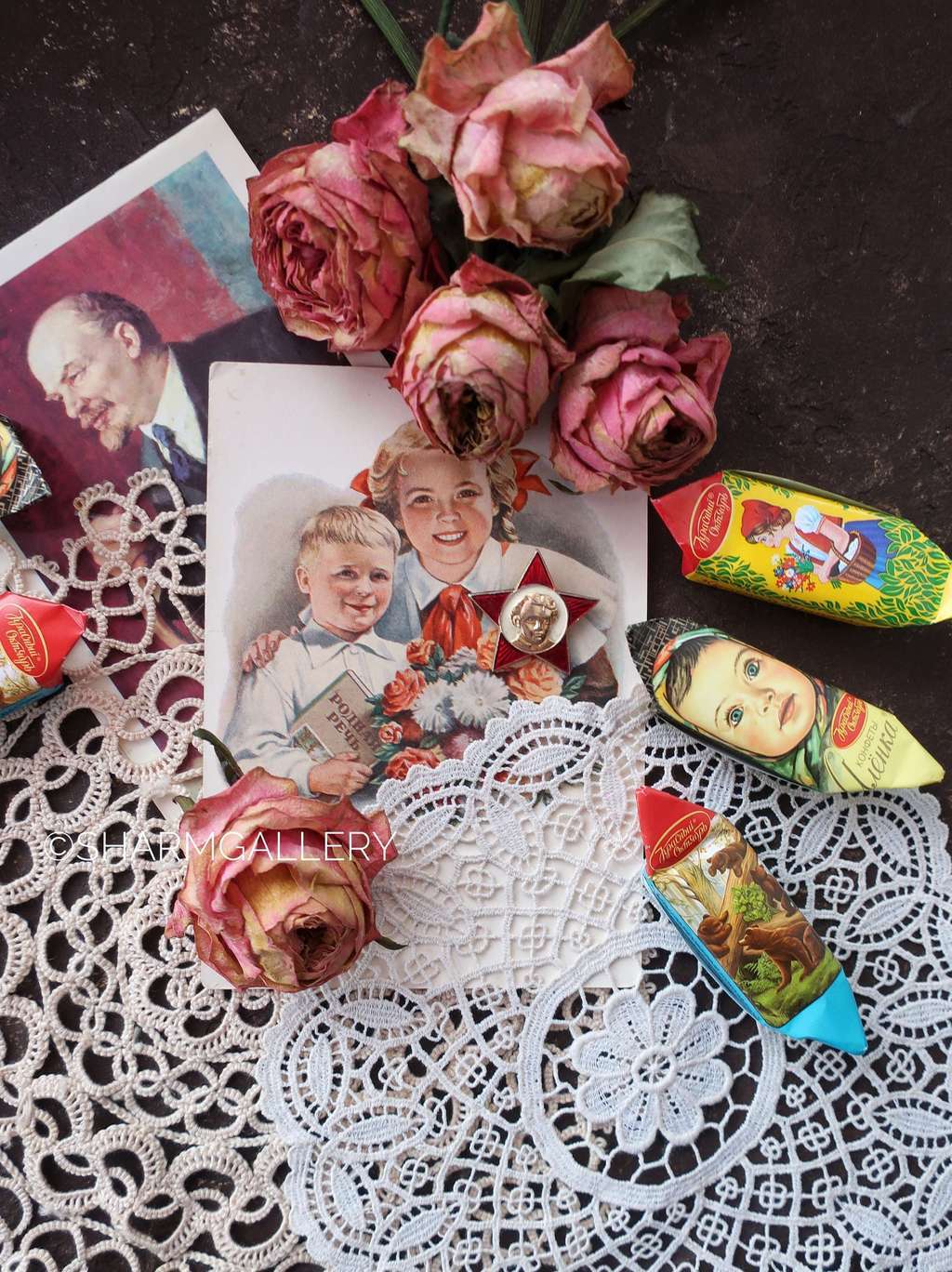 Советский октябрятский значок «Октябренок», металл, СССР.