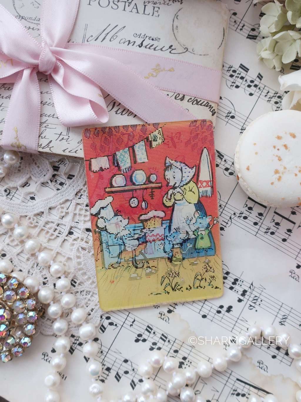 Стерео календарик №22, мультфильмы СССР. "Белая шкурка" 1980г.