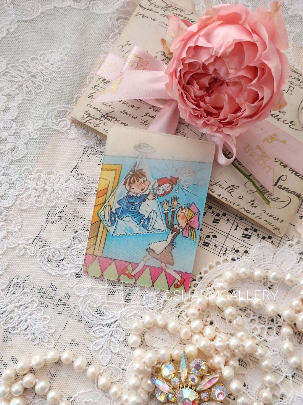 Стерео календарик №29 мультфильмы СССР. "На задней парте" 1988г.