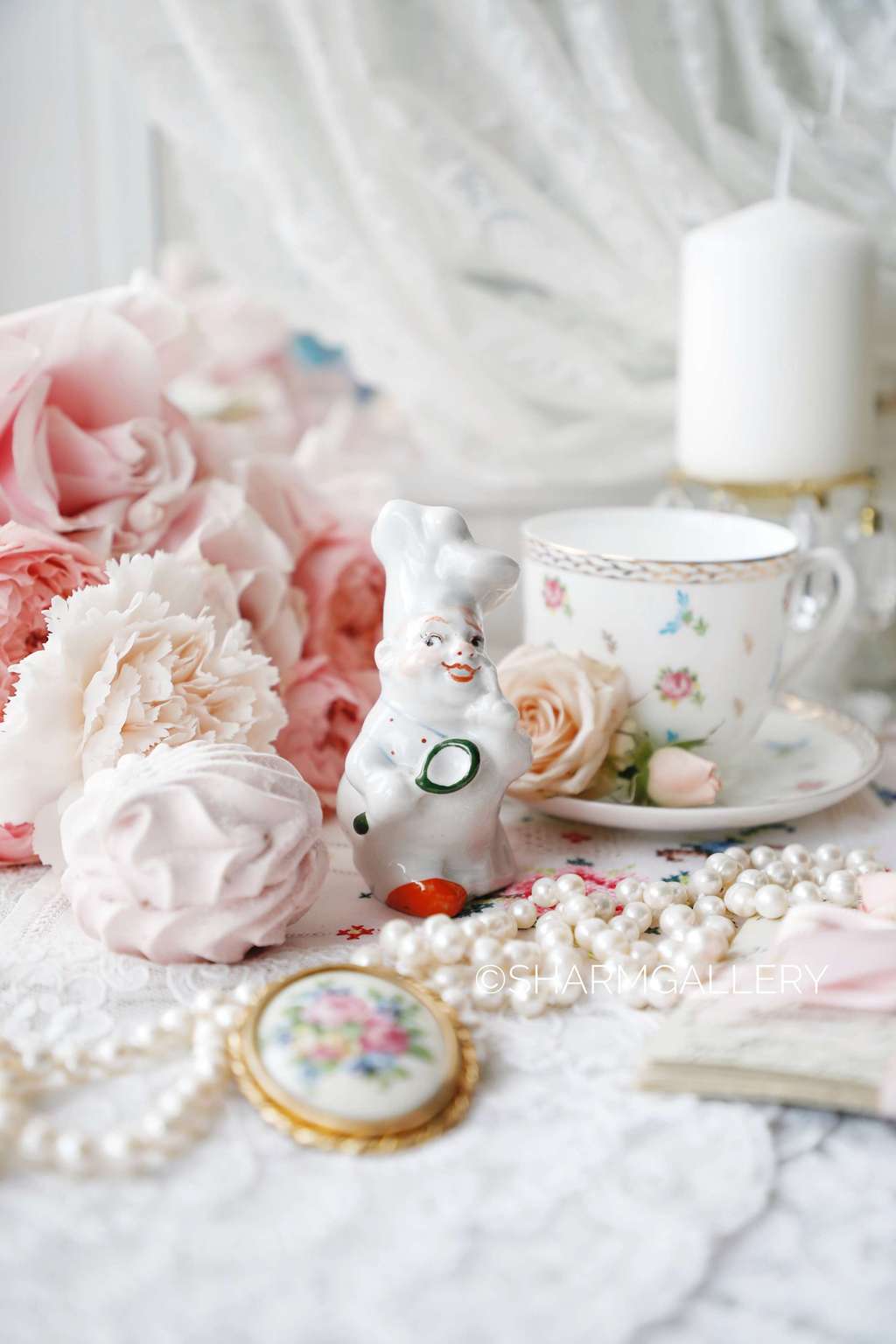 Солонка «Поваренок» фарфор ГФЗ Городница СССР.