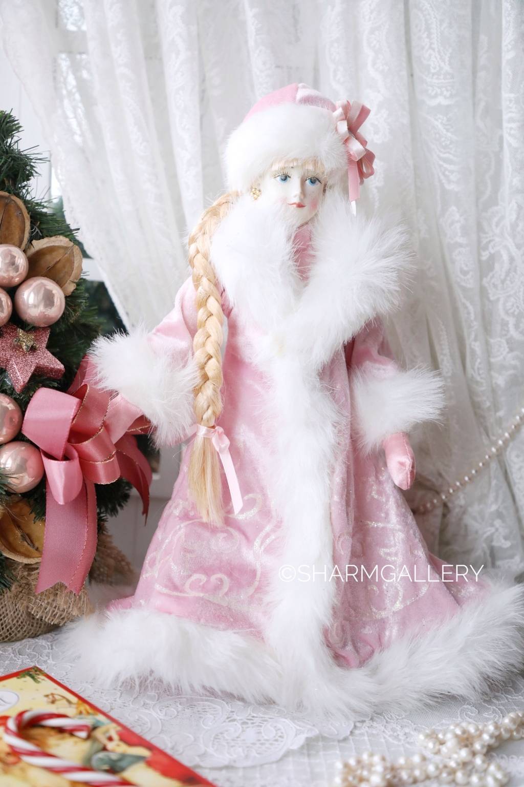 Коллекционная кукла Снегурочка, 30см.