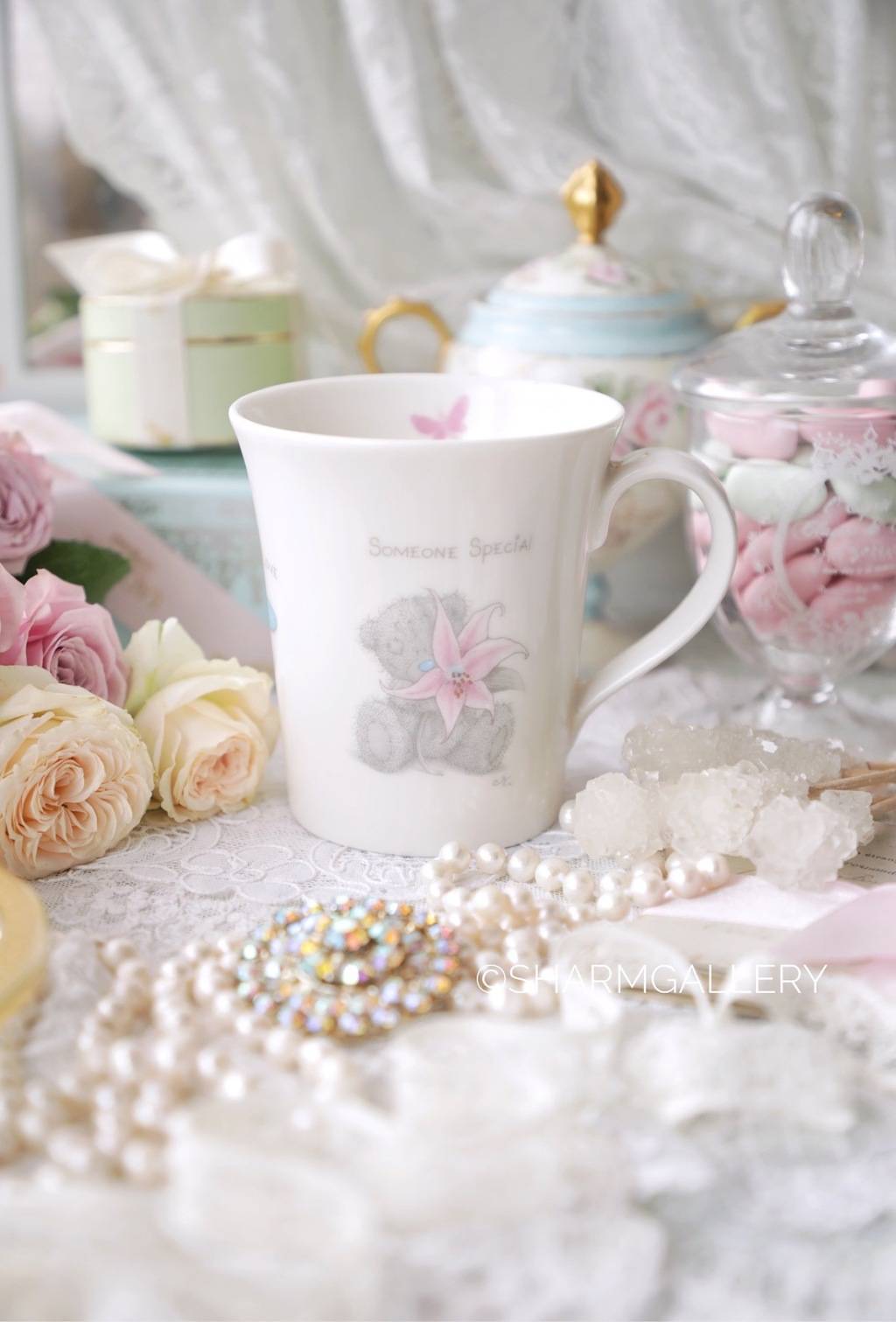 Кружка “Someone Special” 260мл., фарфор «Me to you» с серым мишкой.