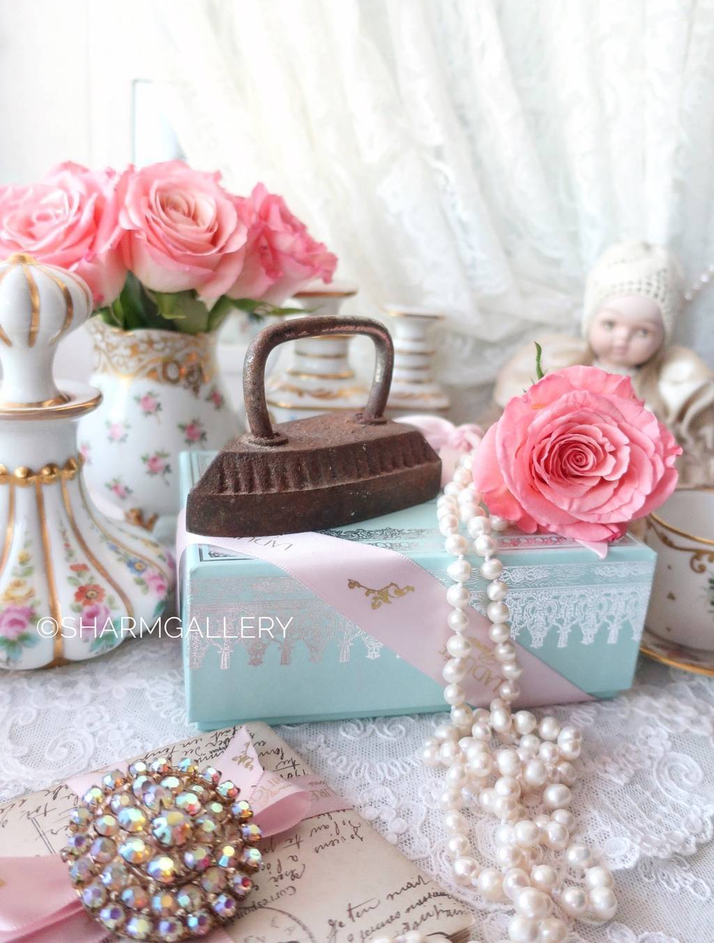 Утюг для манжет и воротничков литье, металл, СССР.