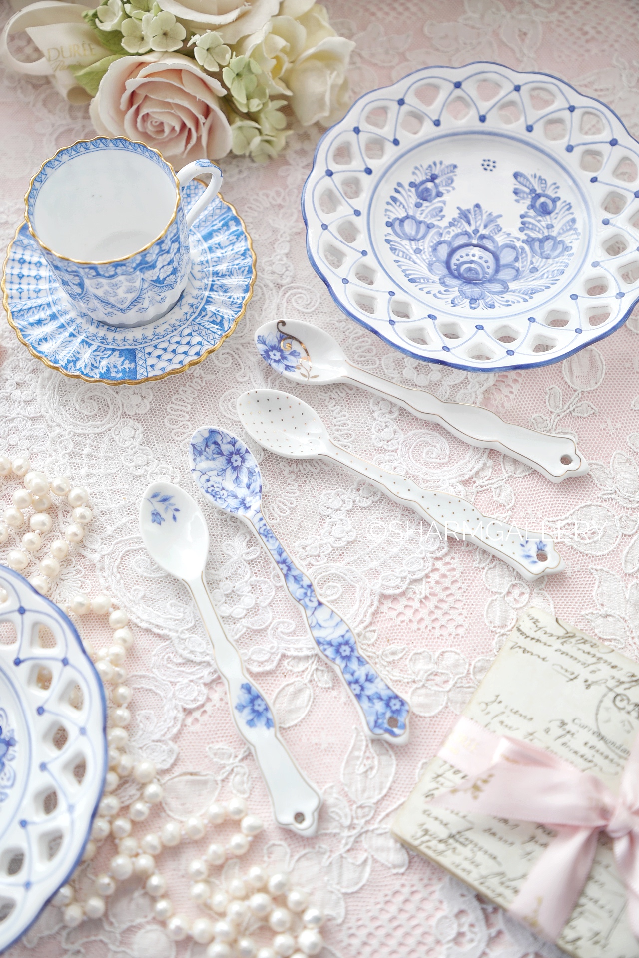 Набор фарфоровых чайных ложек "Royal"  4шт., PiP Studio Голландия.