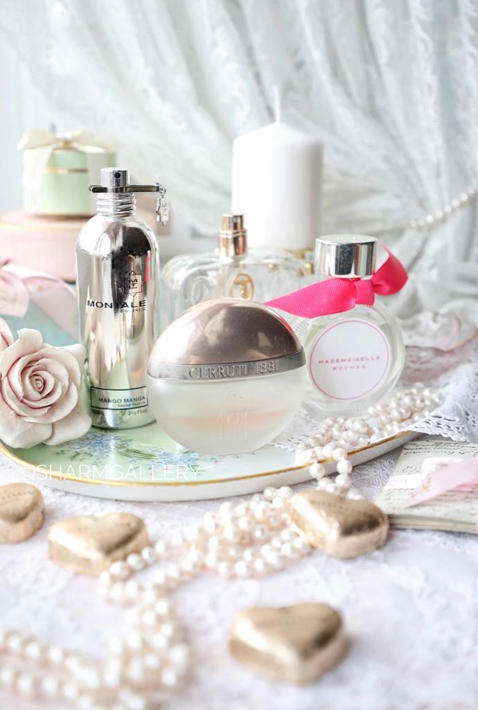 Набор женской парфюмерии 4 флакона, оригинал остатки.