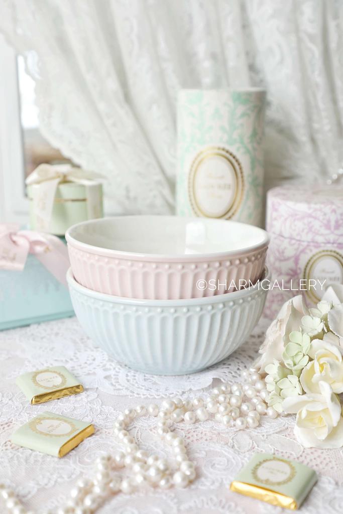 Набор их 2 пиал розовая и голубая Alice "GreenGate" Дания