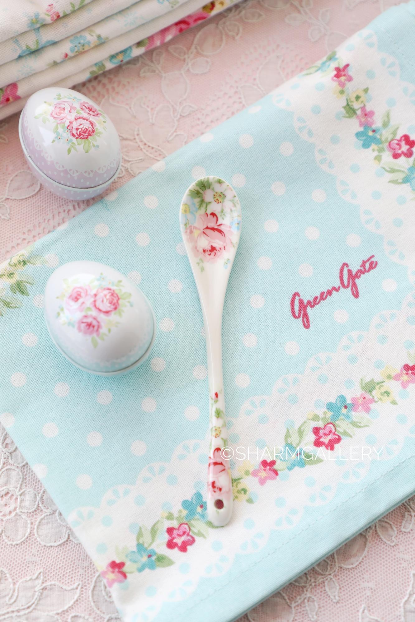 Фарфоровая ложечка «Marley pale blue» Дания, GreenGate.