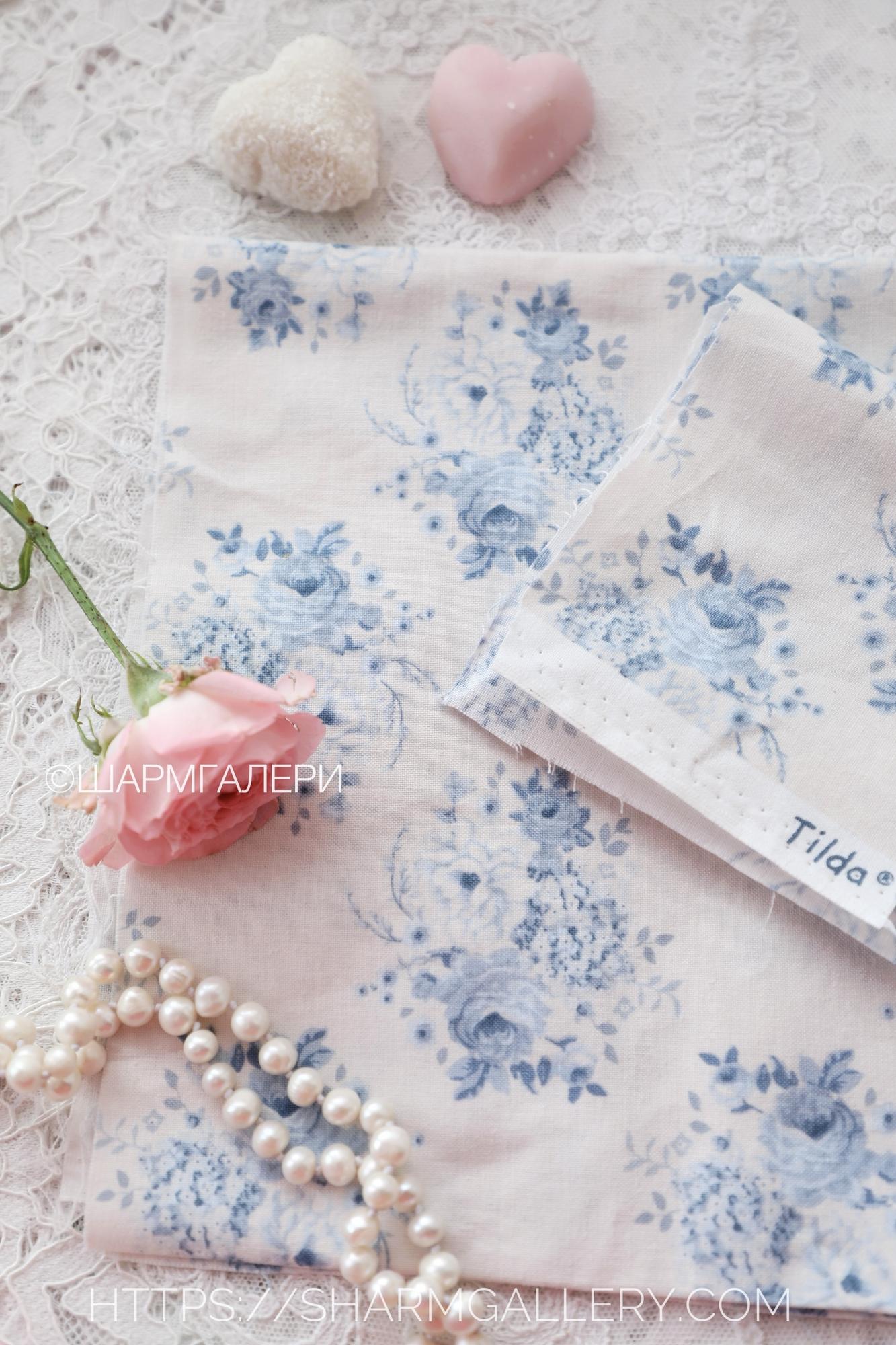 Отрез фирменной ткани Tilda от Panduro Hobby 79х100см., Норвегия.