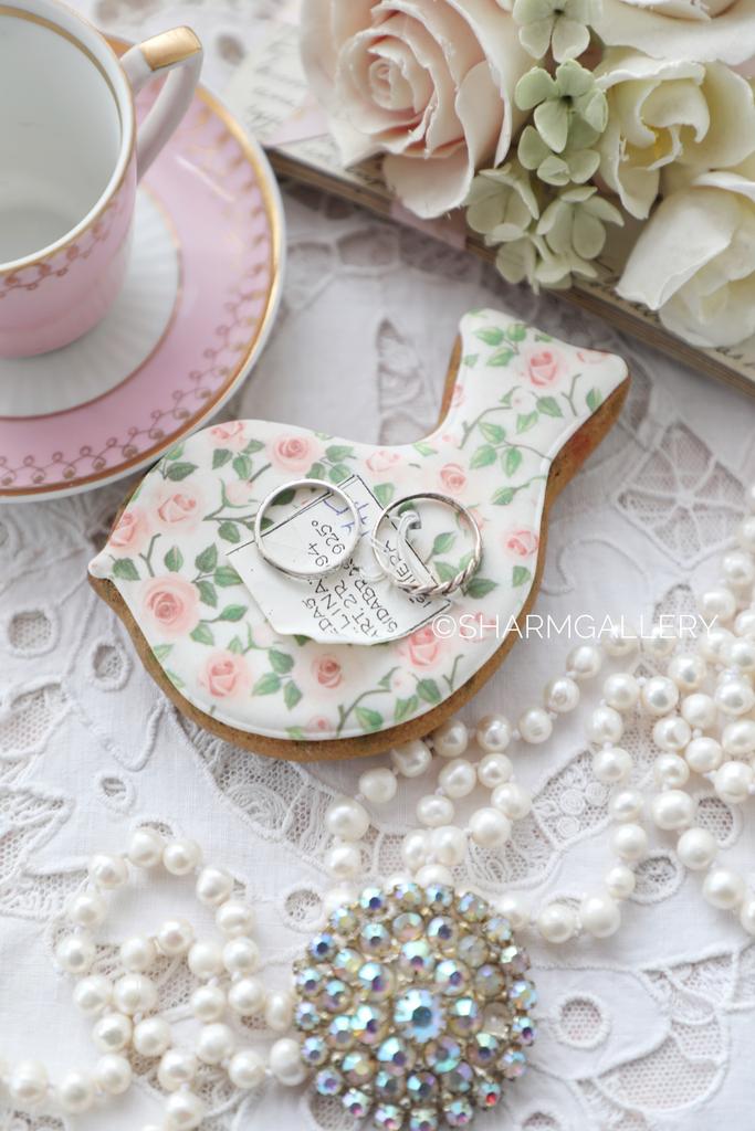 Пара серебряных колец 17 и 17,5см., серебро 925пр., Литва, СССР.