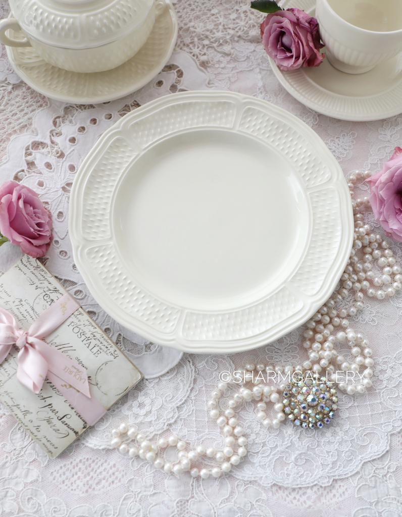 Тарелка «PONT AUX CHOUX MAIS» 23см. фаянс Gien (Жьен​) Франция.