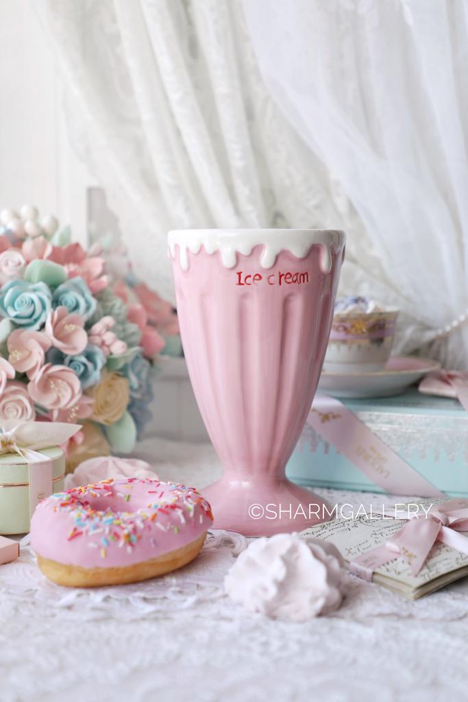 Бокал - Ваза "Ice Cream", керамика, Дания.