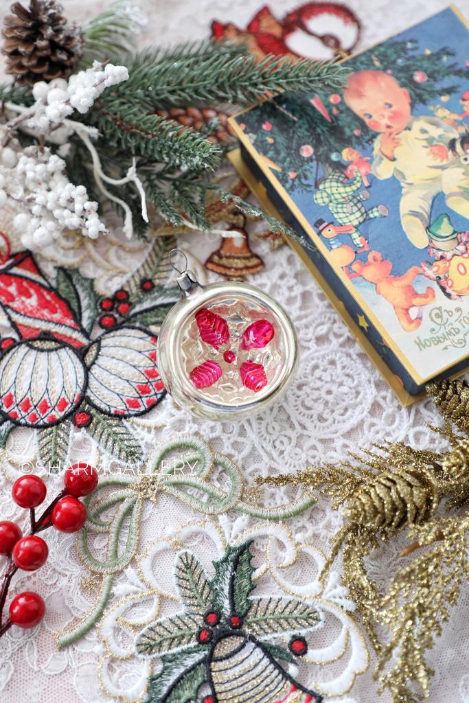 Шарик - Прожектор. №11. Елочная игрушка ГДР тонкое стекло.