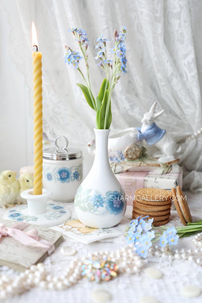 Вазочка 13см., коллекция «Clementine» фарфор Веджвуд Wedgwood Англия.