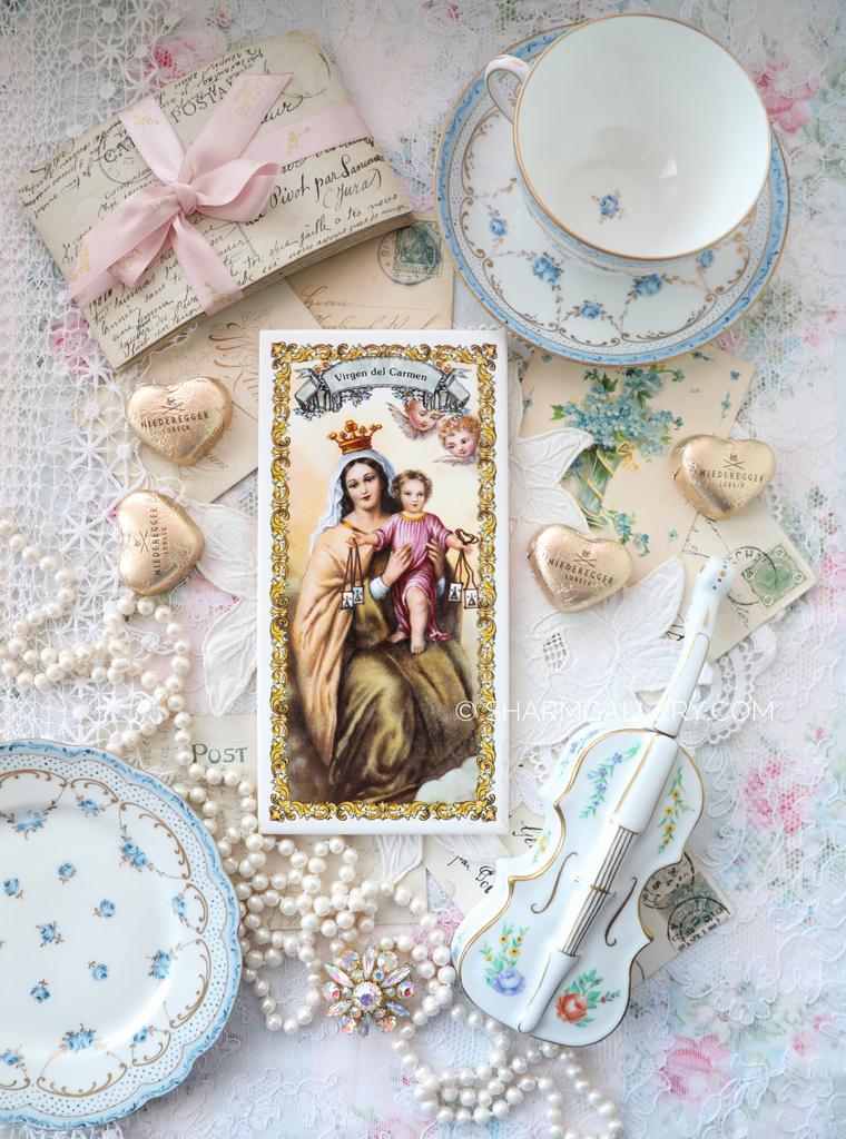 Настенная плакетка “Virgen del Carmen” керамика Испания, уценка.