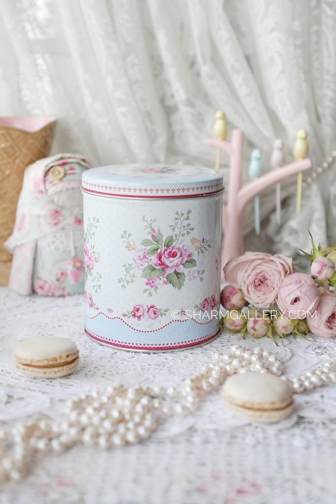 Банка для сыпучих, металл. Дания, "GreenGate" старая коллекция!