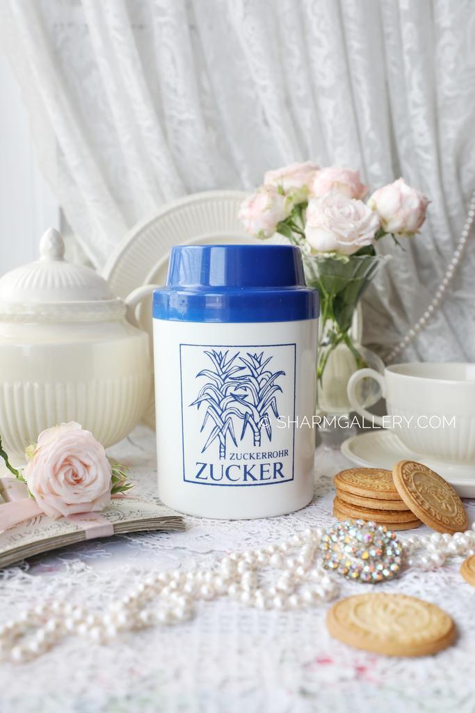 Банка кухонная «Zucker» Сахар, пластмасса, ГДР.