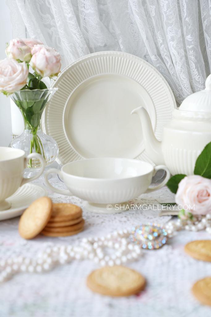 Бульонница/Миска для каши 260мл «Edme Cream» фаянс WEDGWOOD Англия.