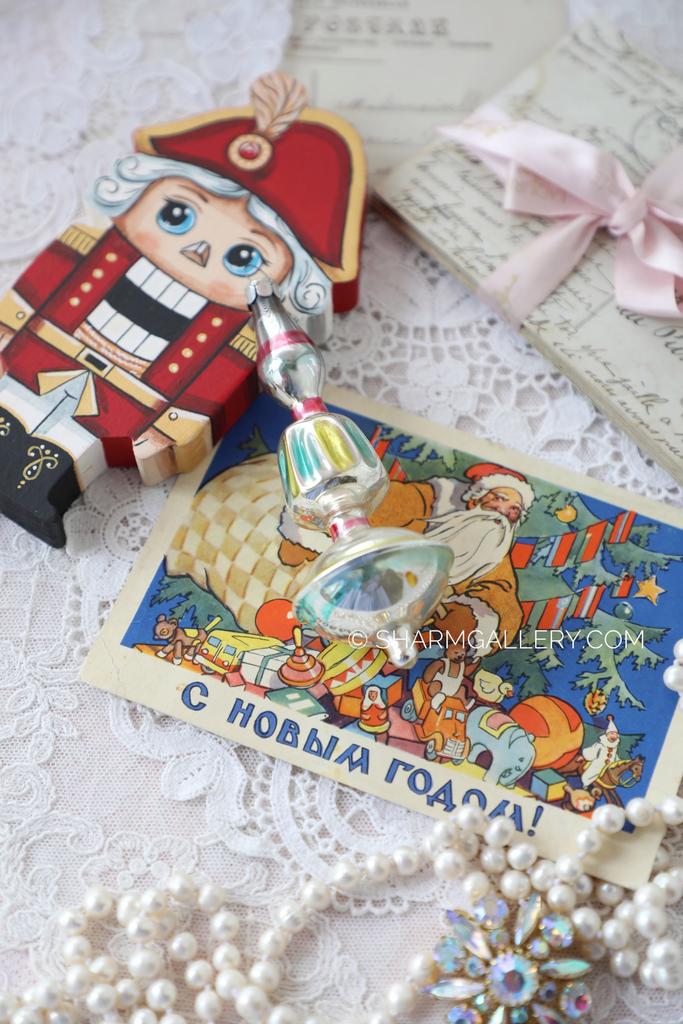 "Фонарик" №112. Елочная игрушка на подвесе, СССР.