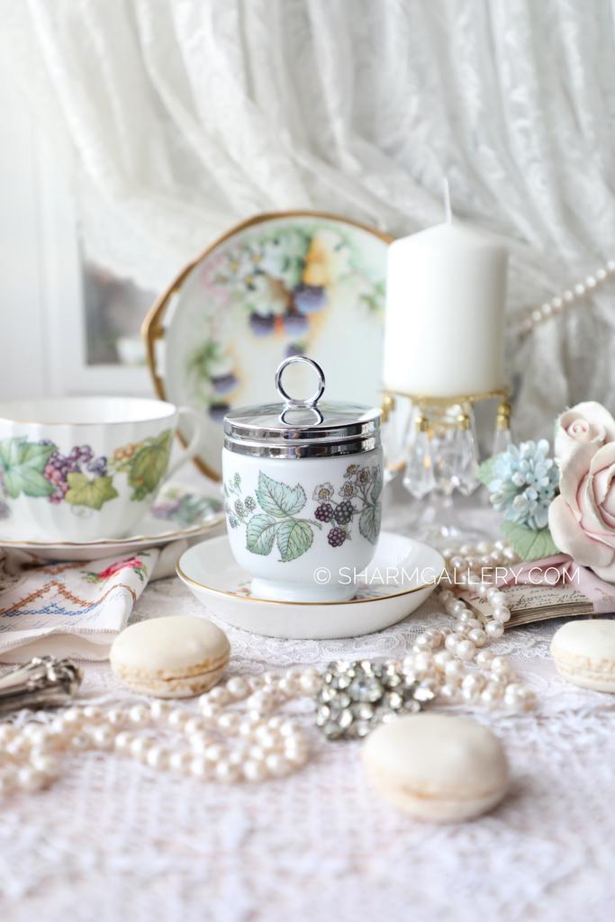 Кодлер "Ежевика" Lavinia кинг сайз  на 2 яйца Coddler Royal Worcester, Англия