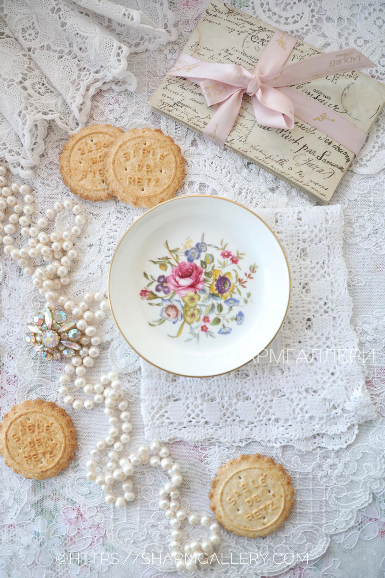 Тарелочка, розетка, костер (подставка под кружку, кодлер) Роза «Bournemouth» Royal Worcester Англия.