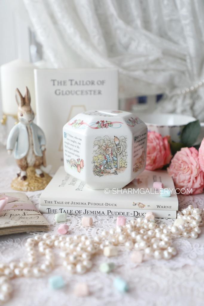 Копилка “For your Christening” Кристины, Кролик Питер/Peter Rabbit, Beatrix Potter фарфор Wedgwood, Англия. №2