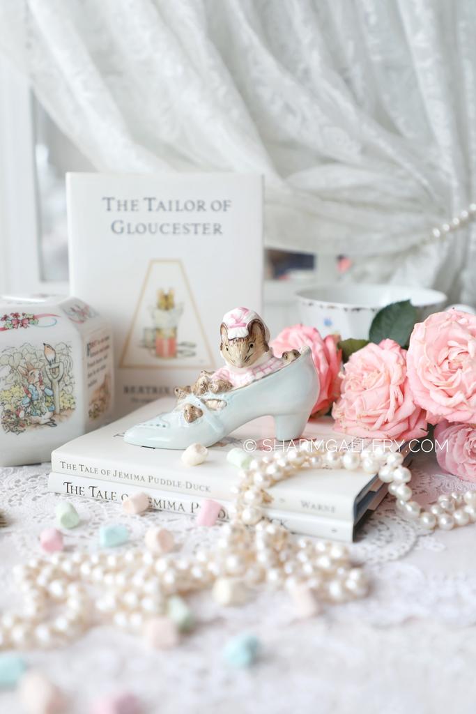 Статуэтка Мышка “The Old Woman who lived in a Shoe” Beatrix Potter, Royal Albert Англия 1989г.