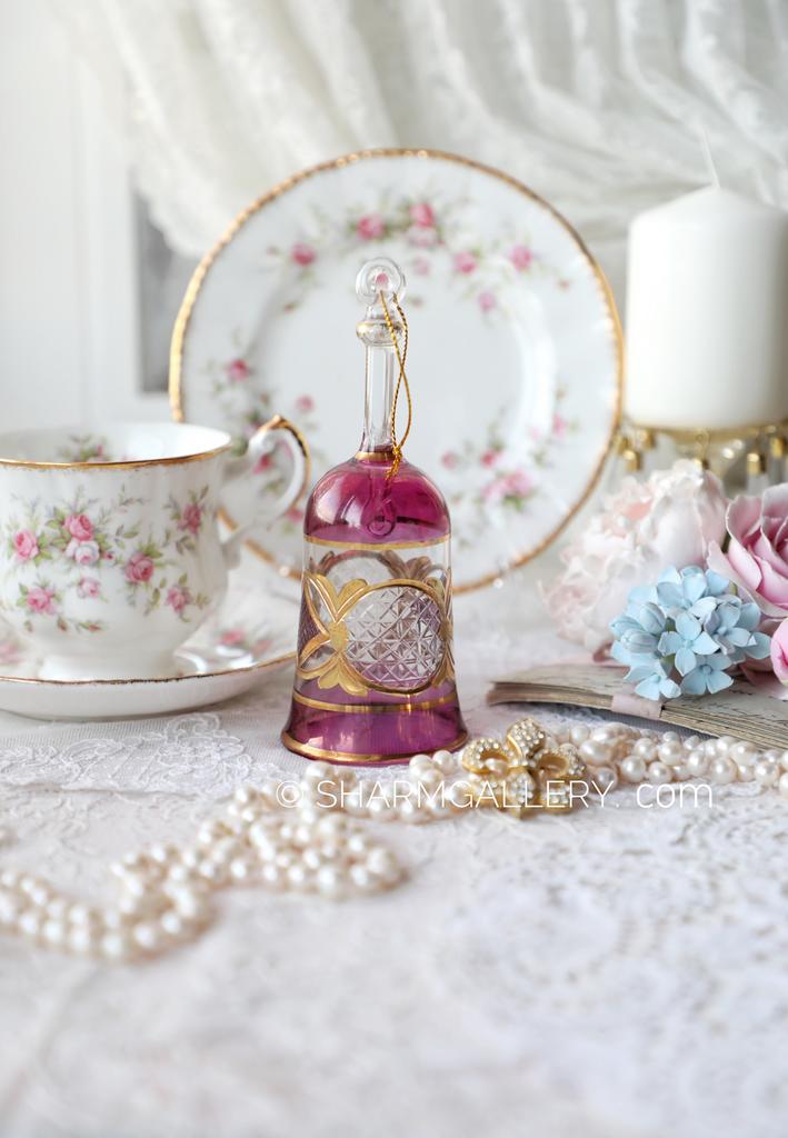 Колокольчик цветное стекло, Германия. Новогодняя игрушка