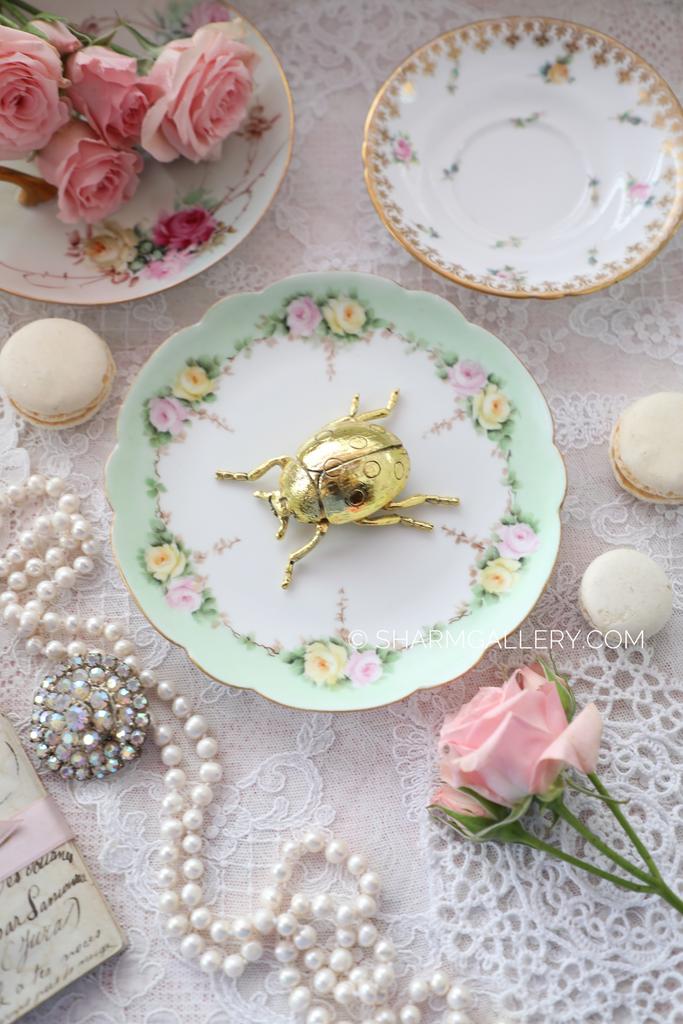 Пресс папье «Божья коровка» латунь Испания.