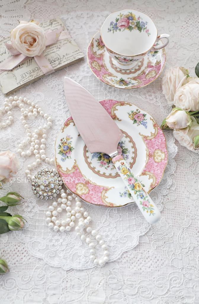 Лопатка для торта Lady Carlyle/Леди Карлайл Crown Staffordshire Англия, в родной коробке.