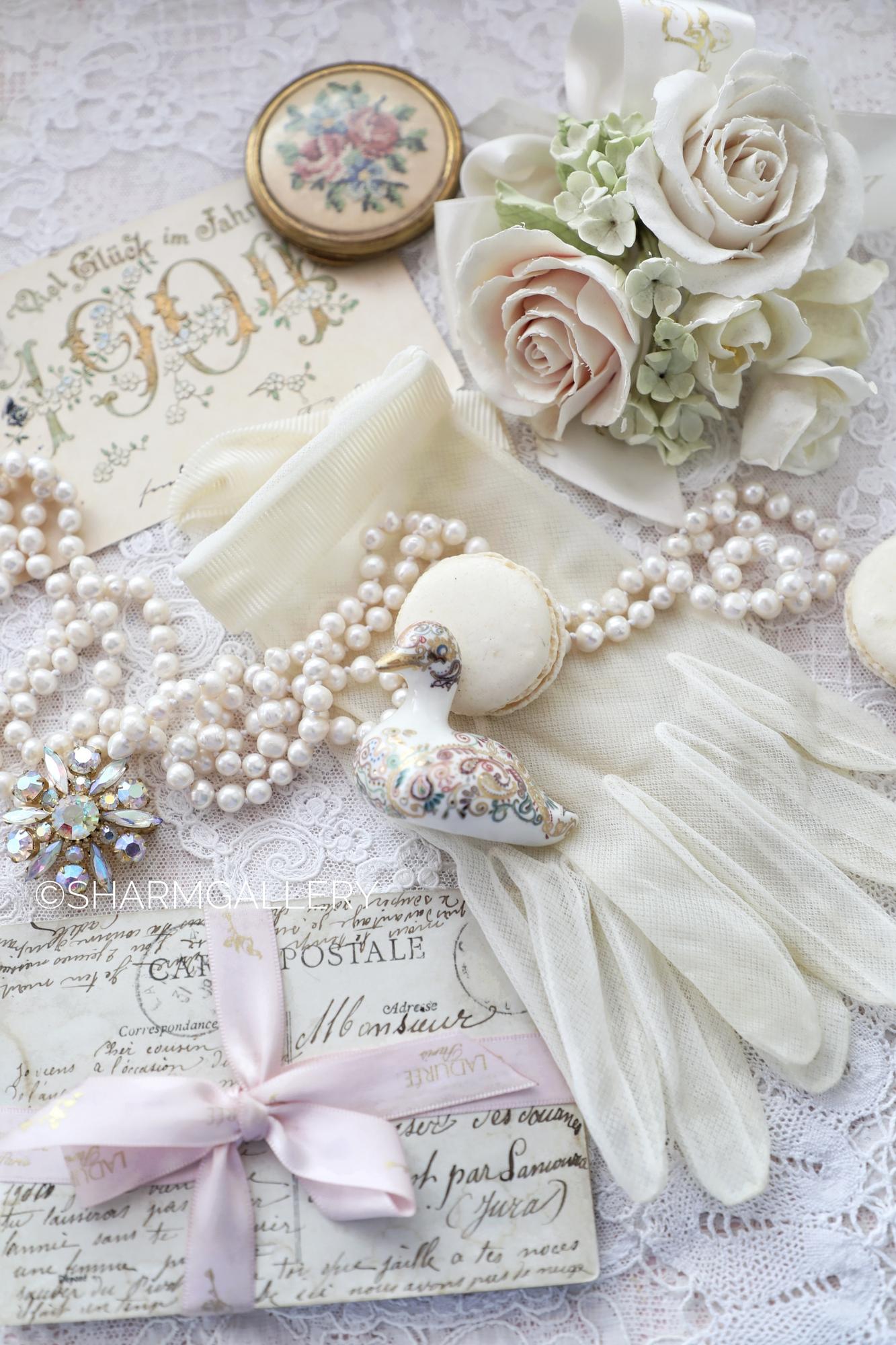 Статуэтка Уточка, фарфор, роспись Франция.