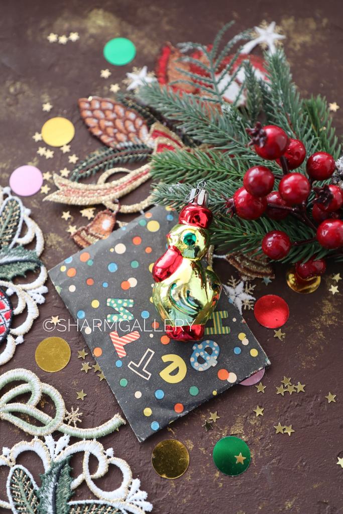 "Петушок" советская коллекционная елочная игрушка, стекло, СССР. №2