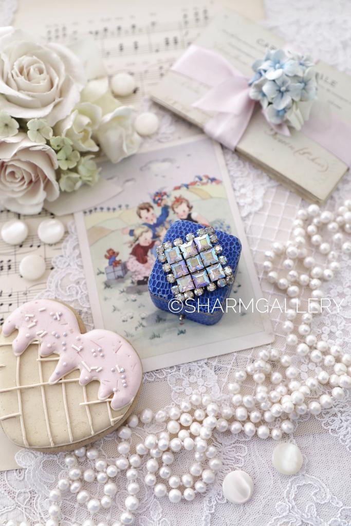 Брошь №17 винтажная брошка стеклянные стразы Бореалис, Яблонекс Чехословакия