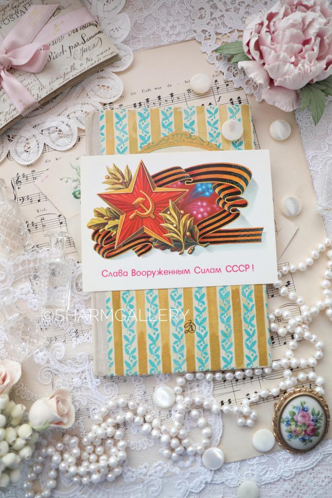 Открытка СССР №260 «Слава Вооруженным Силам СССР!» художник А.Щедрин чистая. 1986г.