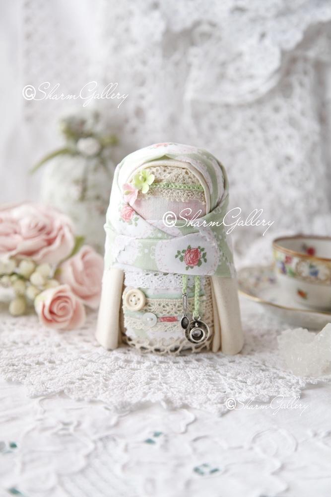 Крупеничка «Травушка» славянская кукла - оберег для дома, ручная работа.