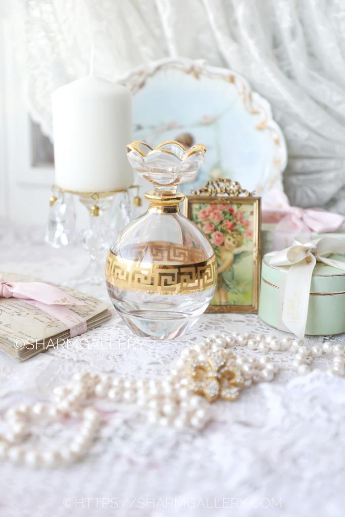 Хрустальный флакон для духов с притертой пробкой 150мл 12см Crystal Италия.