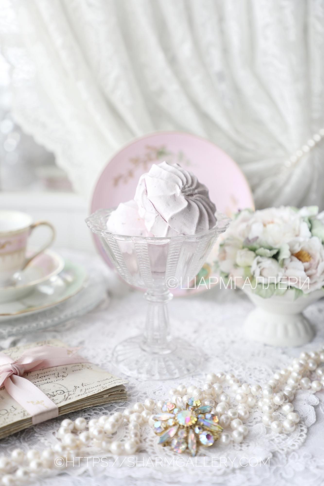 Стеклянная Ваза на ножке креманка Мальцовское стекло Мальцов, начало 20 века.