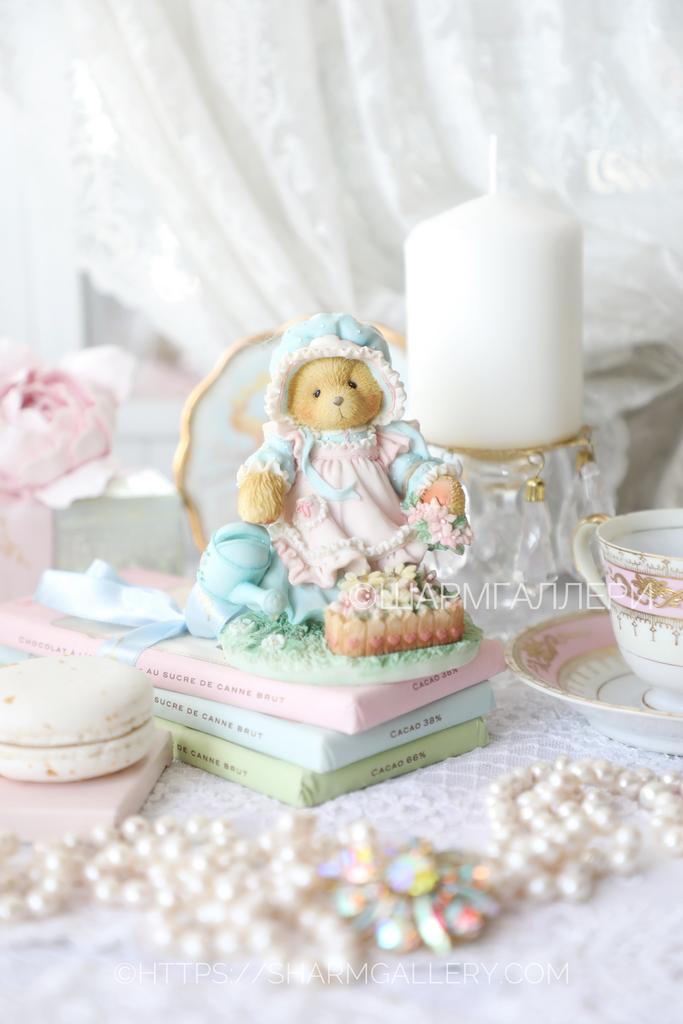 Статуэтка медвежонок "Садовница" мишки Тедди «Cherished Teddies» Enesco. 1993г, Priscilla Hillman