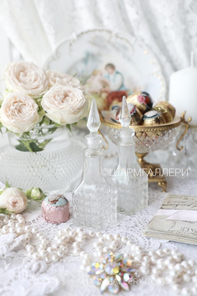 Набор стеклянных флаконов  - бутылочек СССР.