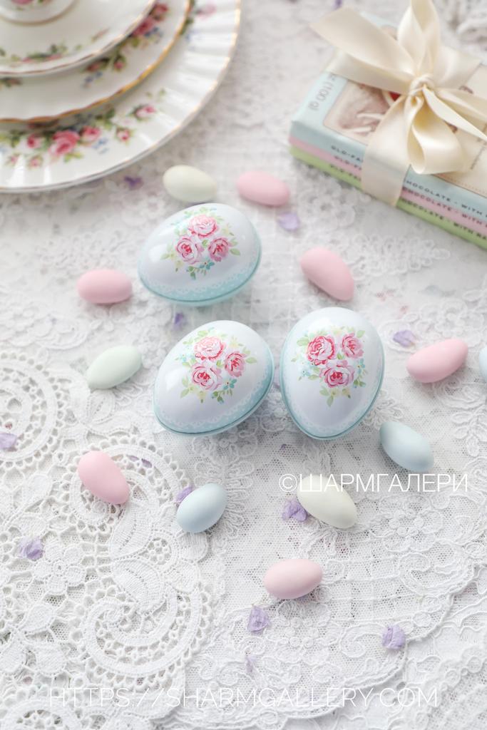 Мини коробочка яйцо мятный, металл Грингейт Дания "GreenGate" старая коллекция!