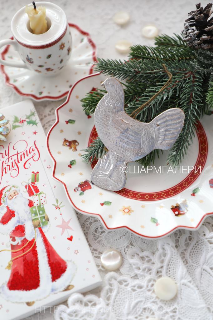 «Курица» елочная игрушка из картона - картонаж, СССР №6