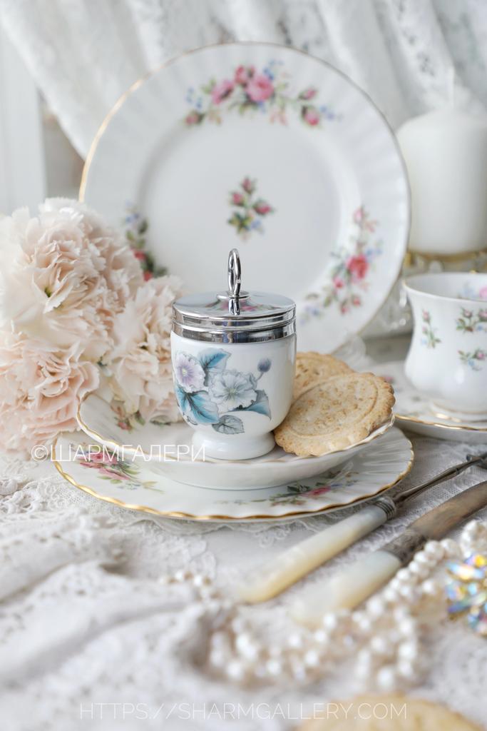 Кодлер - пашотница "Woodland" на 1 яйцо Coddler egg Royal Worcester Англия.