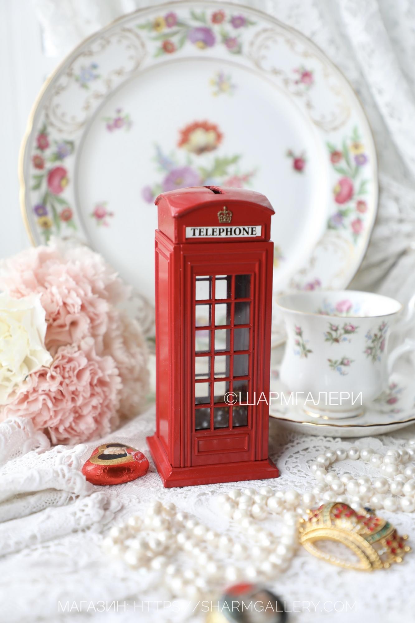 Копилка красная английская телефонная будка,London Великобритания
