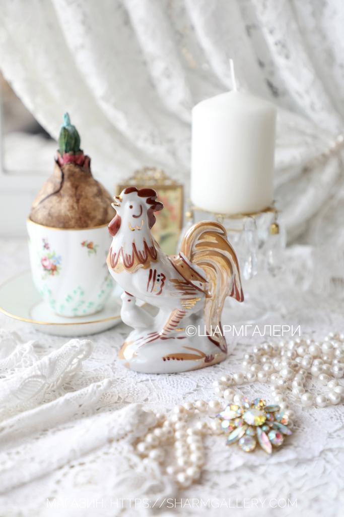 Статуэтка "Петушок" фарфор Дулево, СССР 1993г