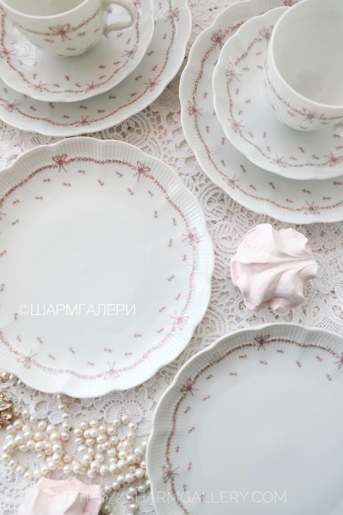 Тарелка десертная 20см. коллекция "Bordeaux" Бордо фарфор Kaiser Кайзер Германия.